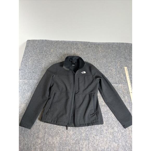 Womens The North Face Soft Shell Jacket Wind Wall dark grey/charcoal Size medium - Picture 1 of 16